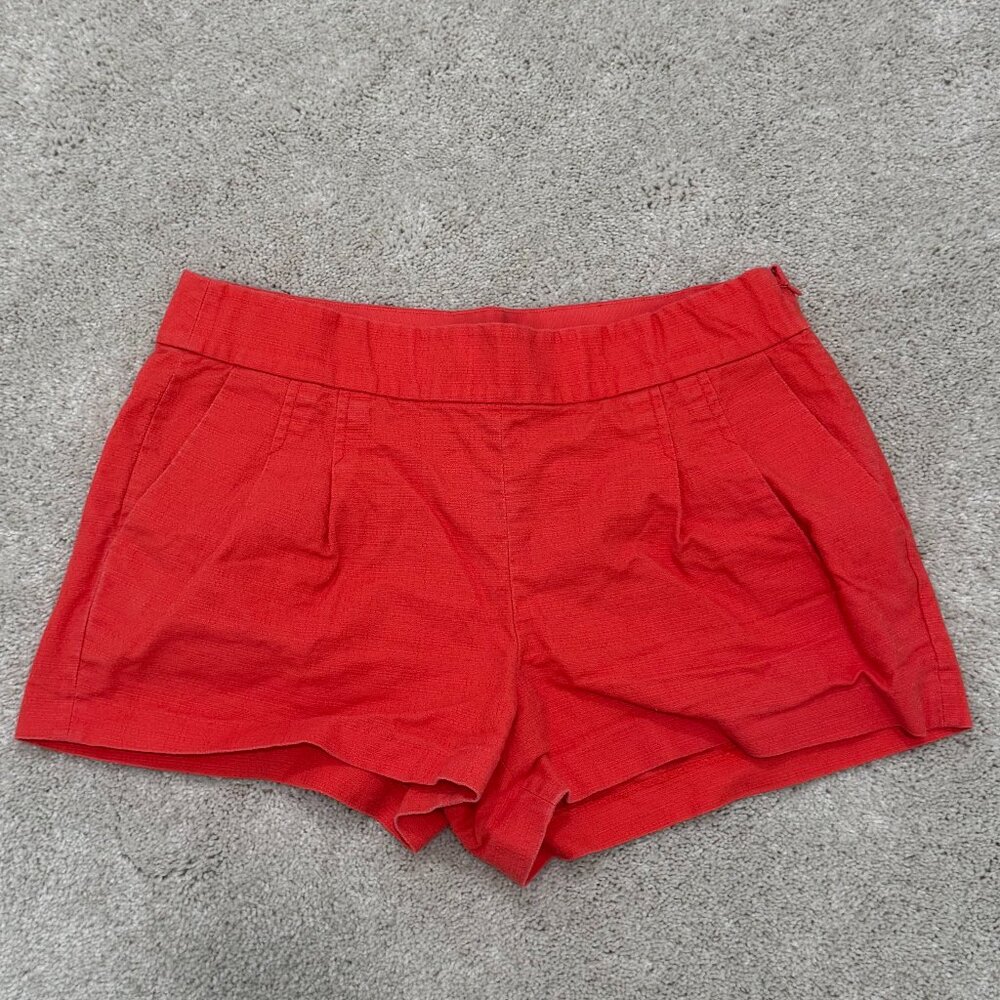 J Crew coral shorts, size 8